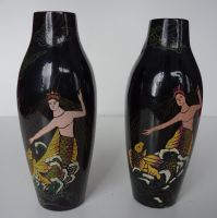 2 dekorative asiatische Vasen handbemalt und lackiert Berlin - Spandau Vorschau