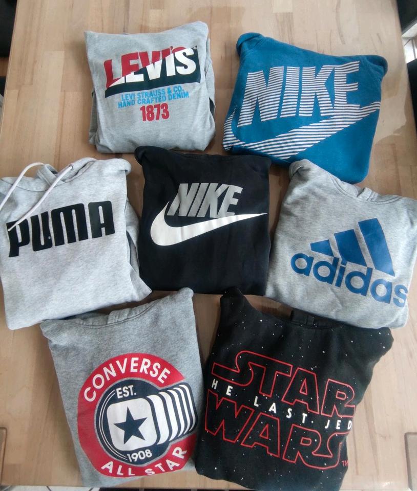 Hoodie Puma Nike Converse Adidas Levis Star Wars Gr. 152 in Bad Friedrichshall