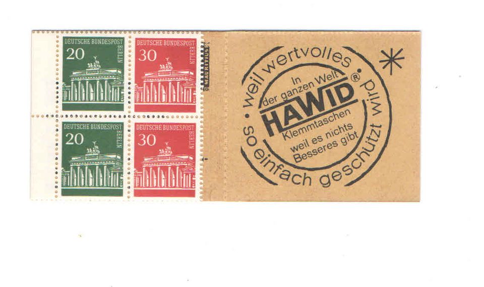 Berlin Briefmarkenheft  1970  Michel-Nr. 7 in Groß-Zimmern