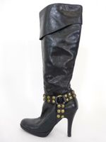 DESIGNER LEDER STILETTO STIEFEL für tolle Beine  36/37   NIETEN Niedersachsen - Meine Vorschau