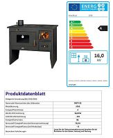 Küchenofen Holzherd PRITY 2P50 Rohr LINKS mit XL-Backofen – 16kW Sachsen - Bernsdorf Vorschau