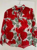 Relaxed Fit Rose Bluse aus Baumwolle Rosen Print Gr. 38/M Bremen - Borgfeld Vorschau