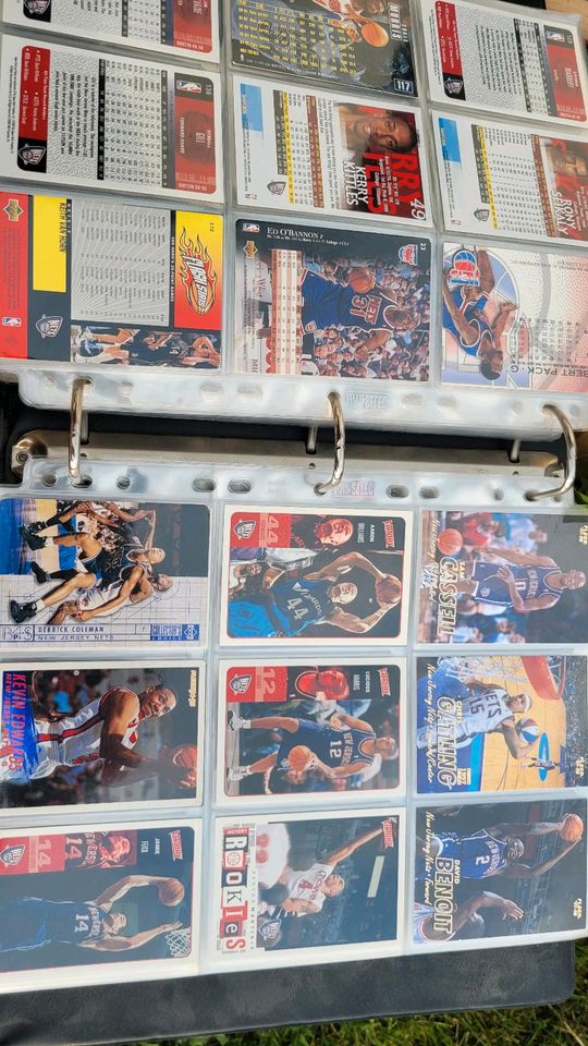 Über 580 sammelkarten konvolut retro selten NBA Darft Ball in Stadtallendorf