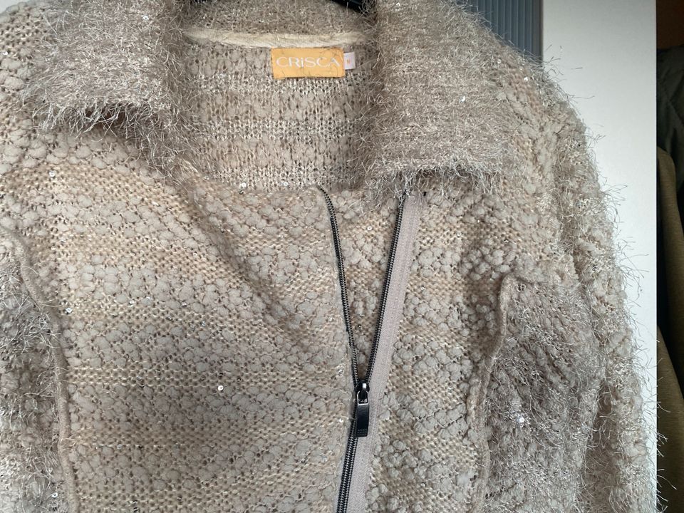 Biba Strickjacke Beige Gr M in Kamp-Lintfort