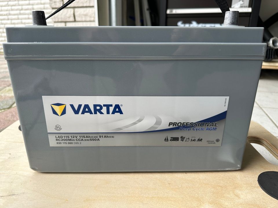 VARTA Professional Deep Cycle LAD115 AGM Batterie 115 AH Camping in Paderborn
