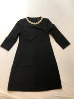 Hallhuber Kleid schwarz mit Perlen Verzierung am Kragen Gr. 36 Hessen - Idstein Vorschau
