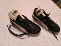 Fußballschuhe Puma, Größe 30, schwarz mit weißen Seitenstreifen Nürnberg (Mittelfr) - Mitte Vorschau