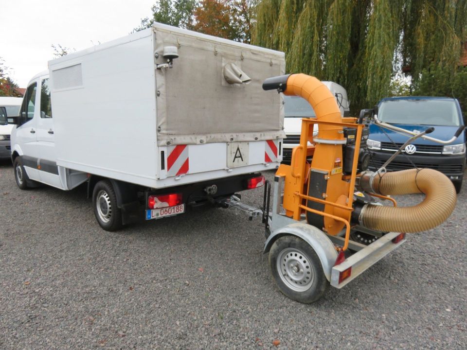 Volkswagen Crafter 2.5TDI Doka Kipper inkl. Laubsauger in Frohburg