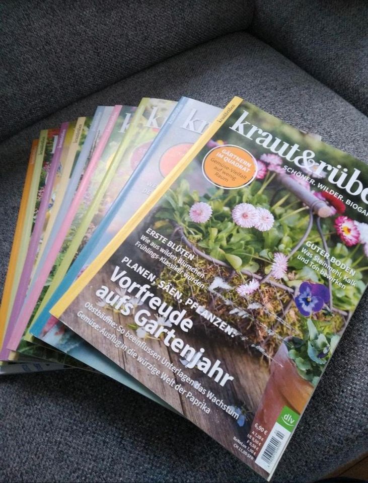 9 Gartenzeitschriften "Kraut & Rüben" Gartenzeitschrift Gartenzei in Twist