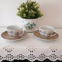 ❤️2 Neu Сappuccino Tee Kaffee Tassen Nordrhein-Westfalen - Velbert Vorschau