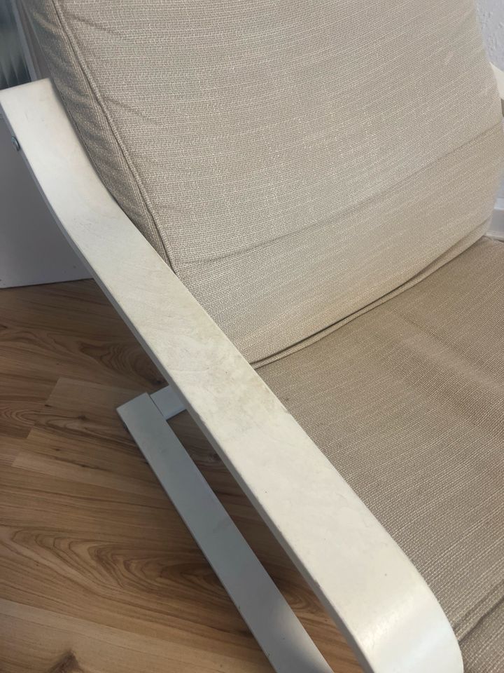 Ikea Sessel beige/weiß in Berlin