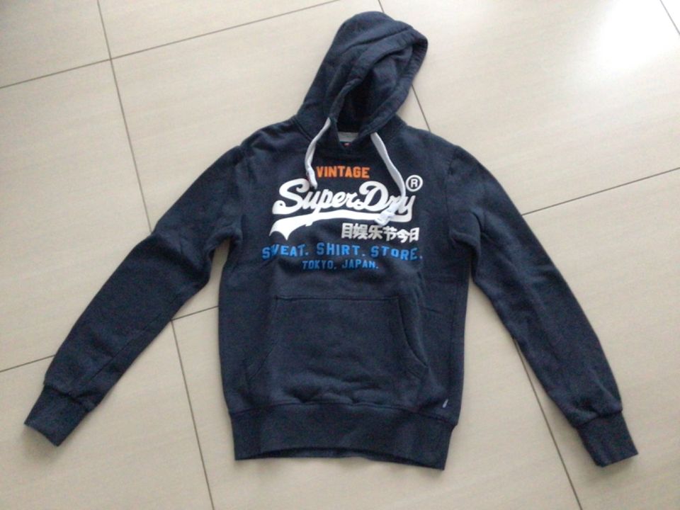 Superdry Hoodie Größe S dunkelblau in Süßen