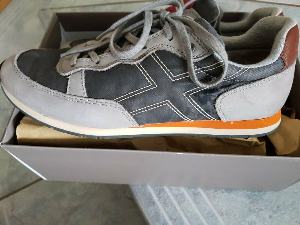 Napapijri Damen Sneaker Saga Grau-Orange Gr. 39 NP 99€ in Saarwellingen