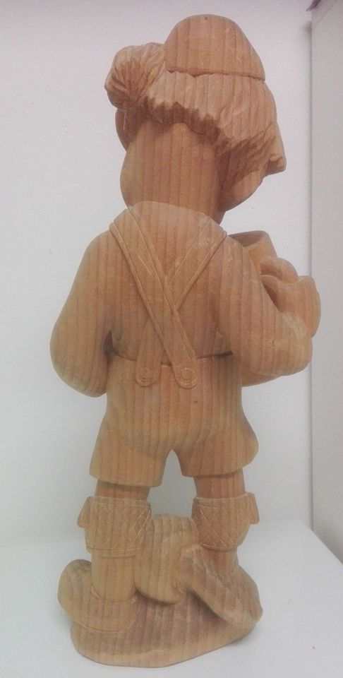 handgeschnitzte Holzfigur "Lustiger Bayer"  ca 40cm TOP in Simbach