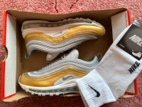 NIKE Air Max 97 in OVP Silber/Gold Sneaker Socken gratis Top!!! Mecklenburg-Vorpommern - Seebad Bansin Vorschau