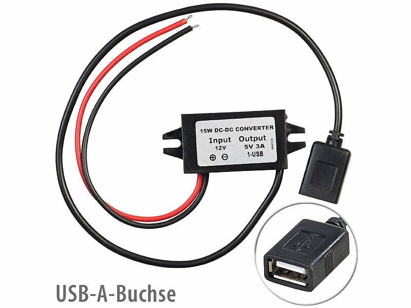 NEU DC/DC-Spannungswandler 12/24V zu USB für Wohnwagen Wohnmobil in Ennepetal