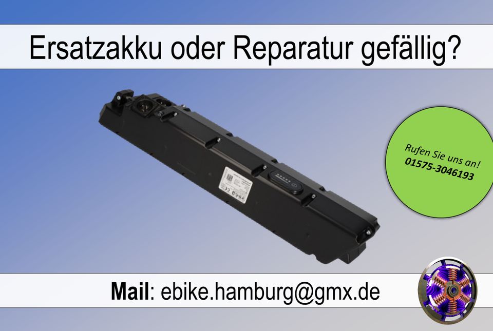 Bulls E-Bike Akku Reparatur & Ersatz | Rahmen Evo Plus Unterrohr in Hamburg