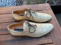 Hamlet Prime Shoes 42,5 Oxford Weiß Beige Leder Schuhe Budapester Bremen - Hemelingen Vorschau