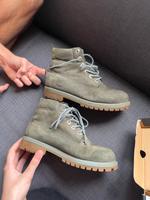 Timberland Echtleder Stiefel grün / khaki Hessen - Marburg Vorschau