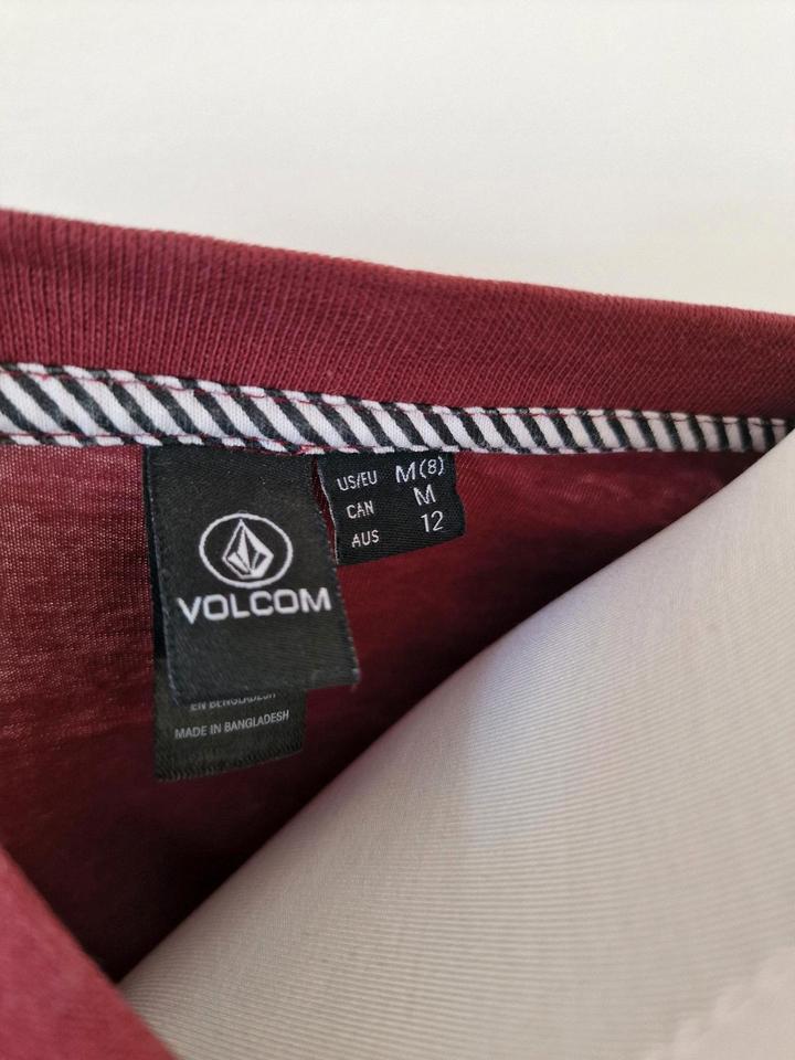 Volcom Langarmshirt Longshirt weinrot Gr. M 38 Damen Skater in Stuhr