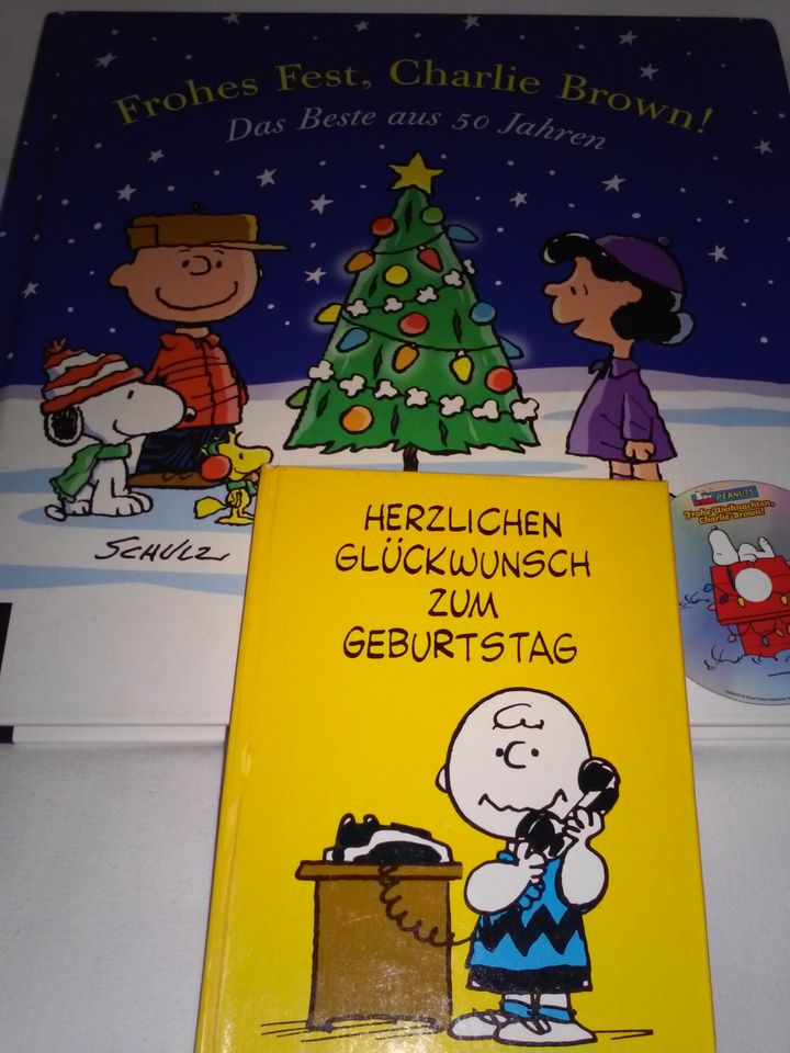 2x Neu!Charlie Brown Frohes Fest,Glückwunsch Geburtstg-Buch/DVD in Bad Segeberg