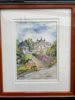 Aquarell Bild Saarland - Losheim am See Vorschau