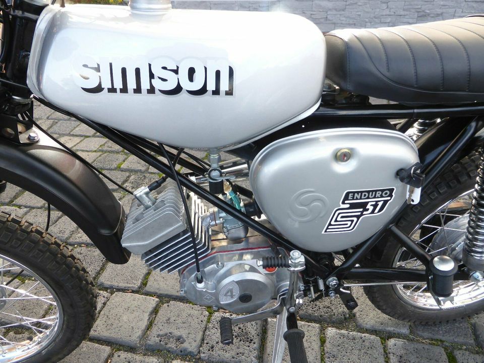 SIMSON S51 ENDURO DZM VAPE KOMPL. NEUAUFBAU MIT GEWÄHRLEISTUNG in Halle