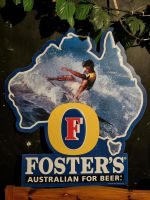 Fosters Beer Blechschild ++ Schild ++ Bar ++ Australien ++ Surfer Baden-Württemberg - Waghäusel Vorschau