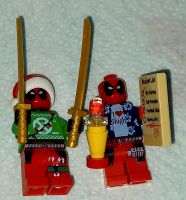 2 Lego Deadpool Minifiguren, von JB Spielwaren entworfen, kreiert Nordrhein-Westfalen - Isselburg Vorschau