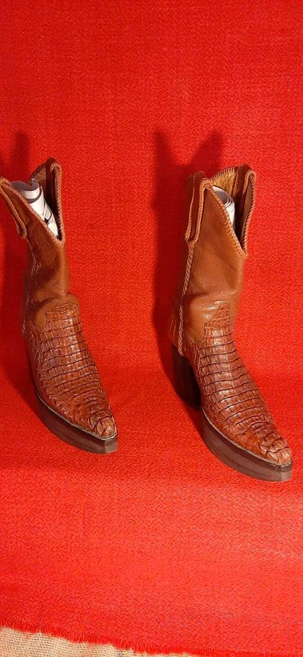 Alligator hornback Western Stiefel custom made in Berlin