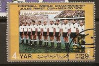 Jemen Mi. 1149 o Fussball 1970 Mexiko Deutsche Mannschaft Hessen - Bad Nauheim Vorschau