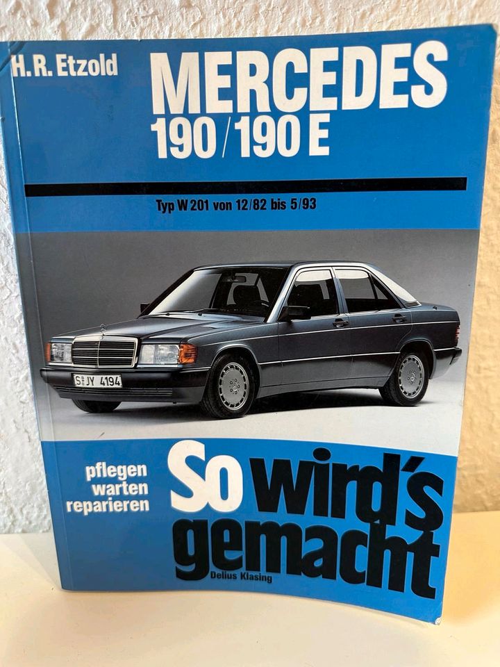 Mercedes 190/190E pflegen warten reparieren Anleitung Manual Old in Salzgitter