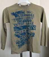 *TOP*128/134 Longsleeve Langarm-Shirt mit Print*olivgrün khaki* Berlin - Steglitz Vorschau