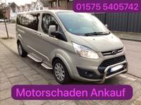 Motorschaden Ankauf Ford Tourneo Transit Custom Defekt ohne TÜV Nordrhein-Westfalen - Bottrop Vorschau