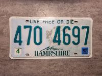 USA Nummernschild Kennzeichen License Plate New Hampshire Bayern - Königsbrunn Vorschau