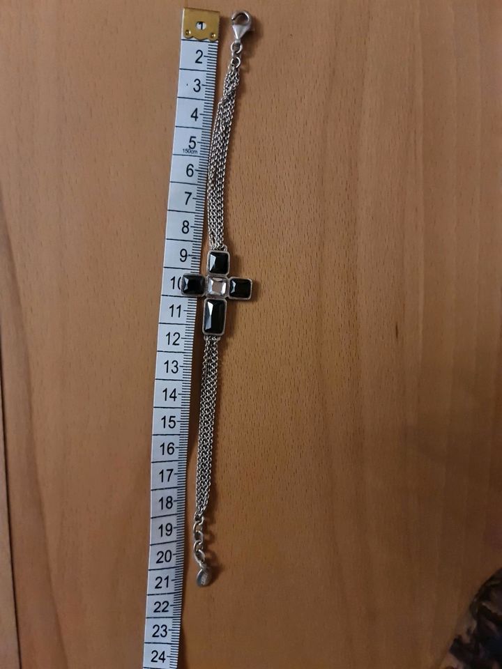 Silber  925  Esprit Armband  kreuz Model gerbrauch 14.20gr brutto in Sinzheim