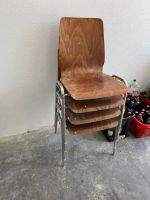 Stühle Holz/ Metall 10€ für 4 Stück Baden-Württemberg - Lauterach Vorschau