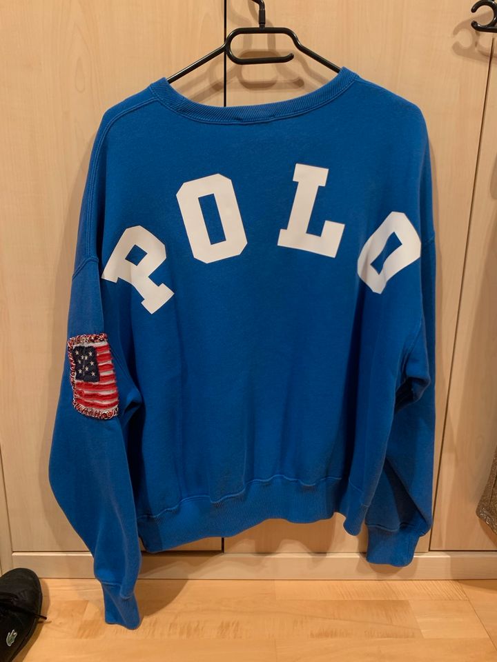 Polo Ralph Lauren Sweater blau rot M in Regensburg