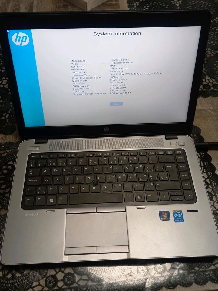 Laptop HP EliteBook 844 G1. Core i5. in Waldshut-Tiengen