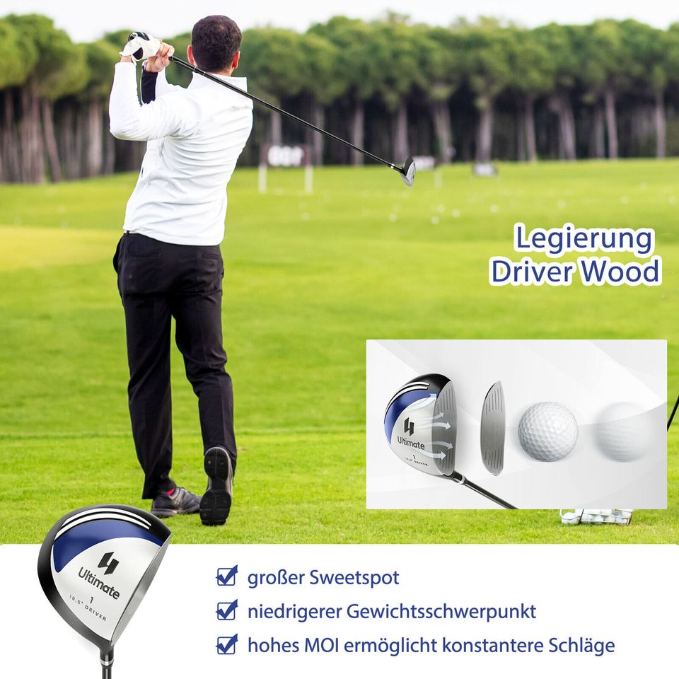 Golfschläger Set komplettes Set Herren rechtshändig Golf Set in Weilburg