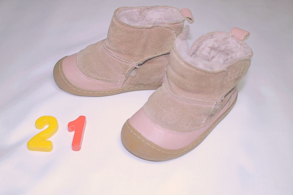 ❤ CLIC Baby Stiefel - Leder - Gr. 21 in Görlitz