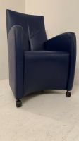 LeoLux Design Lounge Sessel Leder blau Dortmund - Wellinghofen Vorschau