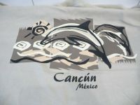 T-Shirt Mexiko, Cancun, Delphin, Delfin, Khaki (Unisex) XL, NEU Nordrhein-Westfalen - Monheim am Rhein Vorschau