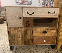 Kommode Mangoholz m. Schubkästen+Türen B 90 cm Thüringen - Ronneburg Vorschau