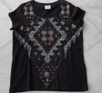 VERO MODA Shirt schwarz mit Druck, 1/2 Arm, Gr. L Baden-Württemberg - Gechingen Vorschau