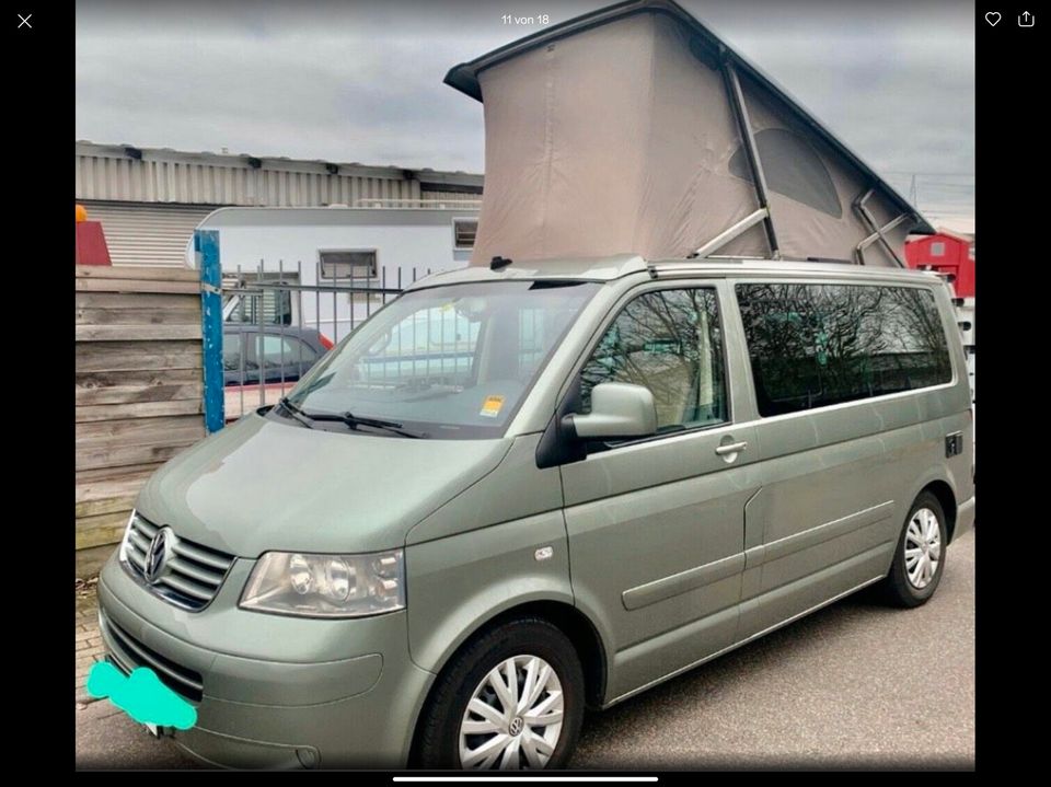 VW T5 California Camper 2,5 TDI DPF Automatik Klima STH AHK in Köln