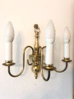 Massive Messing Vintage Wandlampe 3 armig Baden-Württemberg - Pforzheim Vorschau