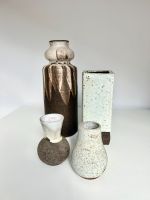 Set vier Vasen Mid-Century Keramik in grautönen, u.a. Kiessling München - Pasing-Obermenzing Vorschau