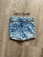 NEU Mädchen kurze Hose Jeans Shorts Sterne Gr. 86 Aldi Niedersachsen - Bohmte Vorschau