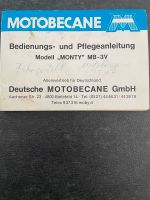 Motobecane Monty Bedienugsanleitung Original Harburg - Hamburg Marmstorf Vorschau